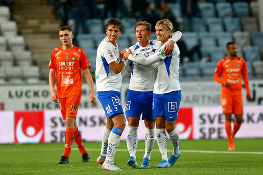 IFK Norrköpings Rasmus Lauritsen, Alexander Fransson och