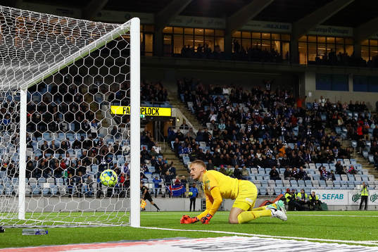 Mål 1-0 av IFK Norrköpings Sead Haksabanovic förbi AFC