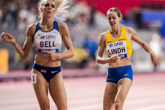 Lovisa Lindh of Sweden looks dejected