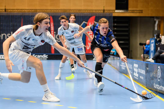 Pixbos Fabian Lindbäck och Helsingborgs Gustav Svensson
