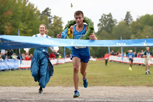 Vinnaren i klassen Män 15 km Emil Millán De La Oliva 18