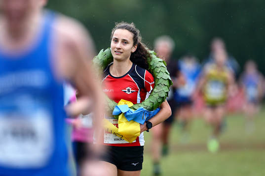 Vinnaren i klassen Kvinnor 15 km Anastasia Denisova