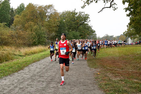 Starten i MK 30 km med bl.a. nummer 15 skidåkaren Johan