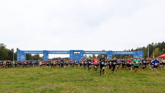 Start andra startgrupp i MK 30 km