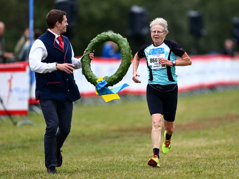 Viveka Rüffel Lk Nyköpings Runners vinnare i K80 med