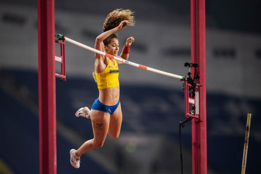 Angelica Bengtsson of Sweden sets a new Swedish record
