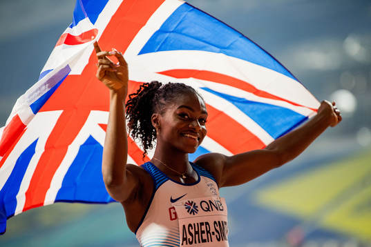 Dina Asher-Smith of Great Britain