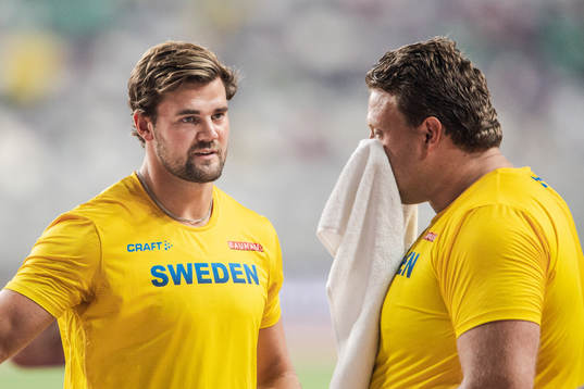 Simon Pettersson and Daniel Ståhl of Sweden