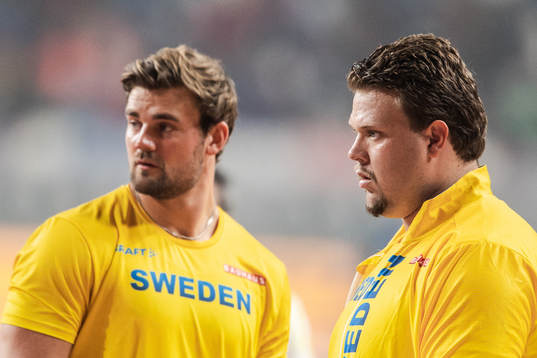 Simon Pettersson and Daniel Ståhl of Sweden
