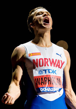 Karsten Warholm of Norway
