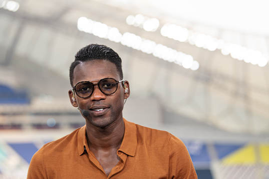 Athletics expert Alhaji Jeng poses for a portrait in the