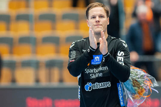 Kristianstads målvakt Richard Kappelin jublar