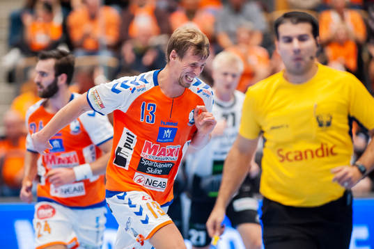 Kristianstads Olafur Gudmundsson har ont