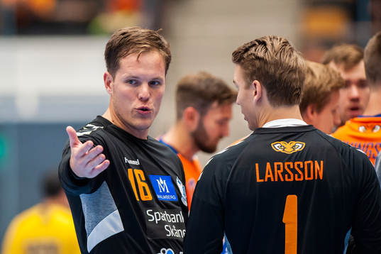Kristianstads målvakt Richard Kappelin och målvakt Leo