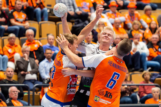 Kristianstads Philip Henningsson och Olafur Gudmundsson