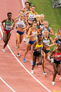 Karoline Bjerkeli Grøvdal of Norway (fifth last)