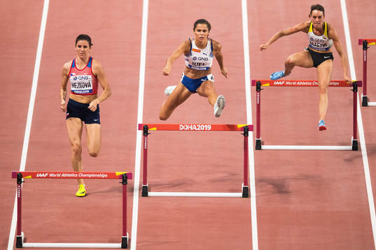 Amalie Iuel of Norway (second from the left)