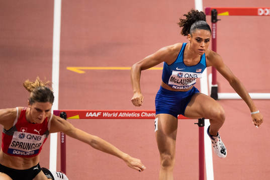 Sydney McLaughlin of USA