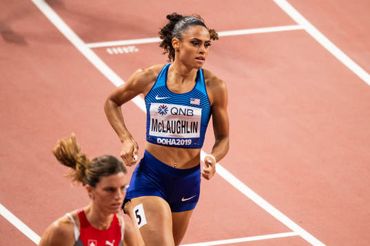 Sydney McLaughlin of USA