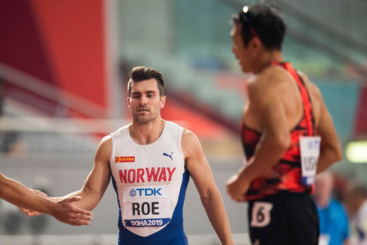 Martin Roe of Norway looks dejected