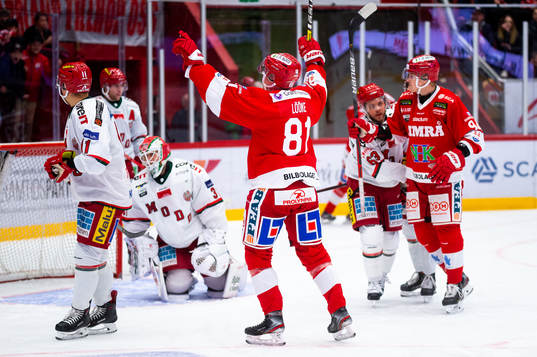 Timrås Jens Lööke jublar