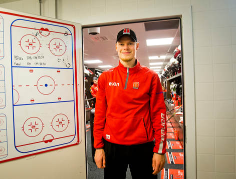 Porträtt på Örebros Christopher Mastomäki i