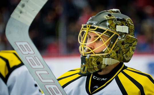 Brynäs målvakt Joacim Eriksson deppar