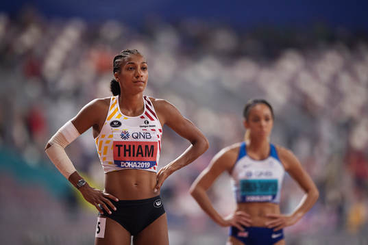 Nafissatou Thiam of Belgium