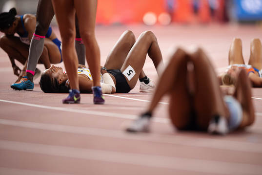 Nafissatou Thiam of Belgium