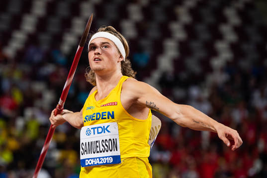 Fredrik Samuelsson of Sweden