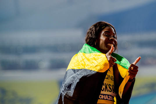 Shericka Jackson of Jamaica