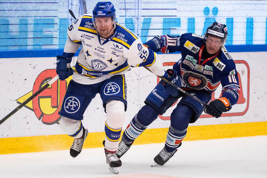 Leksands Jonas Ahnelöv och Växjös Richard Gynge