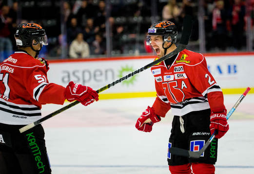 Örebros Rasmus Rissanen gör 2-0 och jublar