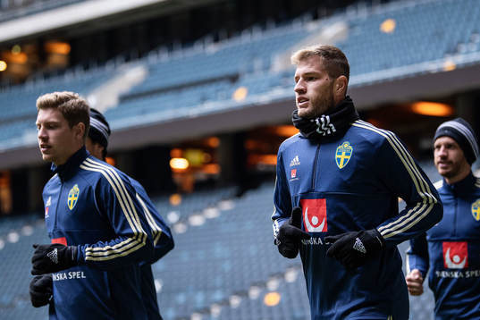 Alexander Fransson and Riccardo Gagliolo of the Swedish