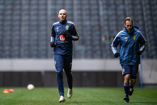 Marcus Danielson of the Swedish national football team
