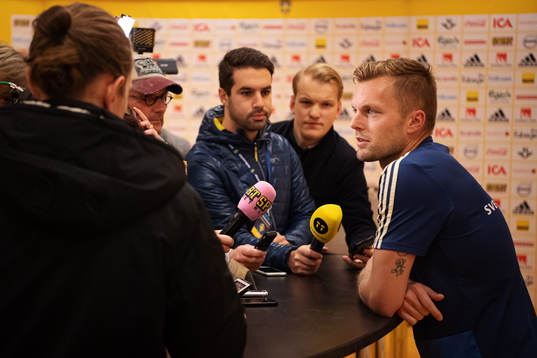 Sebastian Larsson of the Swedish national football team is