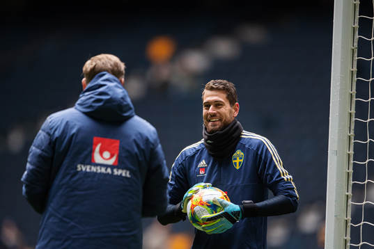 Kristoffer Nordfeldt of the Swedish national football team