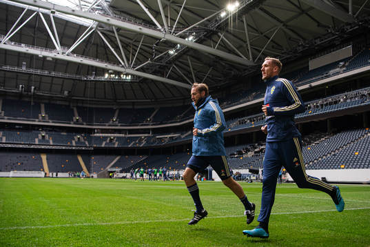 Robin Olsen of the Swedish national football team
