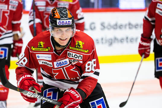 Örebros Joonas Rask jublar