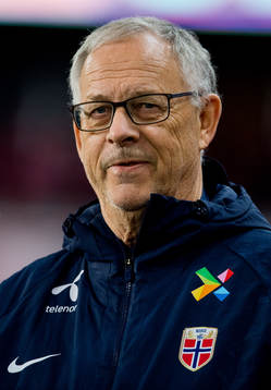 Lars Lagerbäck, head coach of Norway