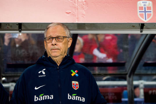 Lars Lagerbäck, head coach of Norway