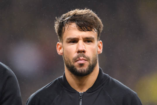 Juan Bernat of Spain at lineup