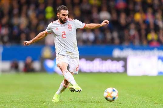 Dani Carvajal of Spain