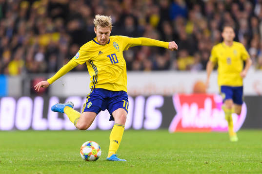 Emil Forsberg of Sweden
