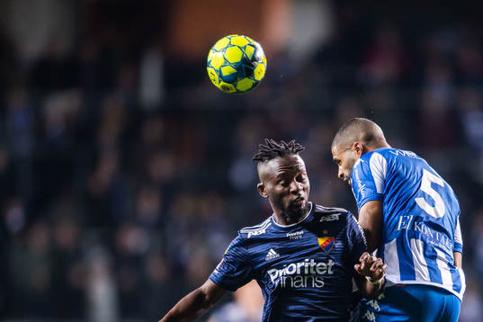 Djurgårdens Mohamed Buya Turay och IFK Göteborgs