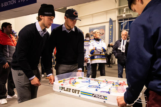 Leksands August Berg och Fredrik Forsberg spelar