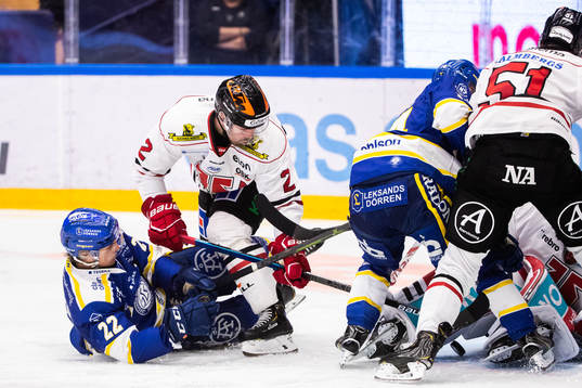 Leksands Sebastian Wännström och Örebros Rasmus Rissanen