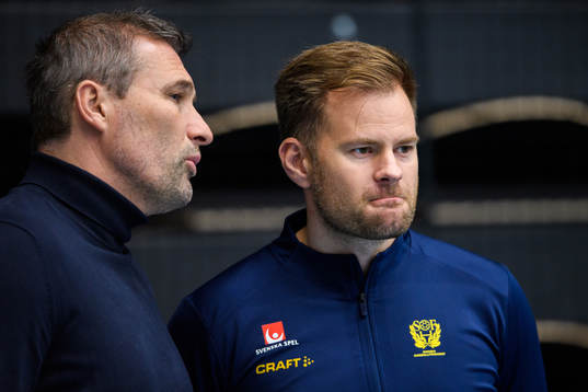 General manager Stefan Lövgren och förbundskapten