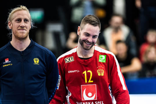 goalkeeper Mikael Appelgren and goalkeeper Andreas Palicka