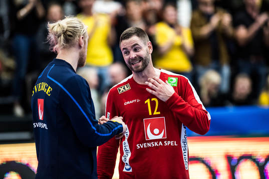 goalkeeper Mikael Appelgren and goalkeeper Andreas Palicka